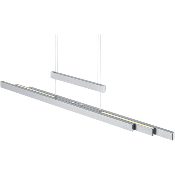HLW LED LED Hanglamp Trion Trojan 54W - Mat Nikkel, Aluminium, Up & Down Verlichting HLW LED LED Hanglamp Trion Trojan 54W - Mat Nikkel, Aluminium, Up & Down Verlichting