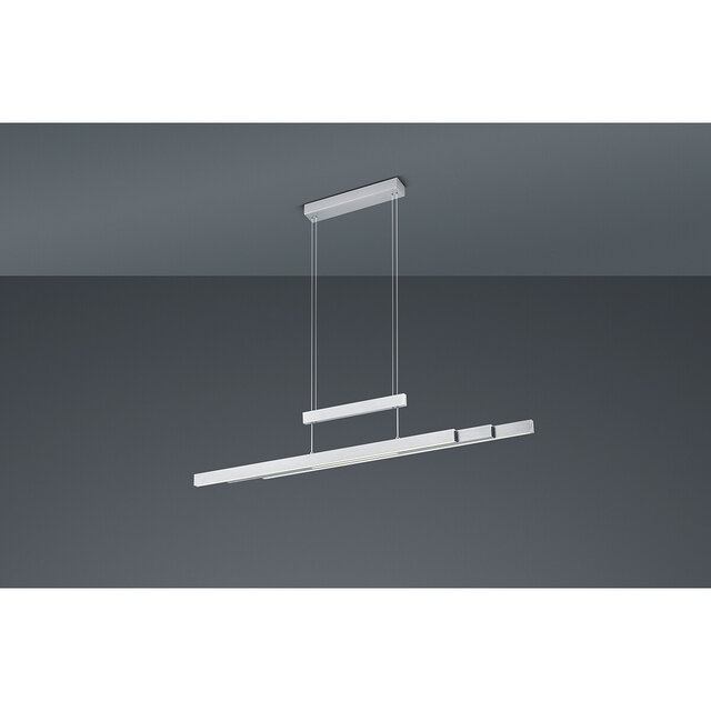HLW LED LED Hanglamp Trion Trojan 54W - Mat Nikkel, Aluminium, Up & Down Verlichting