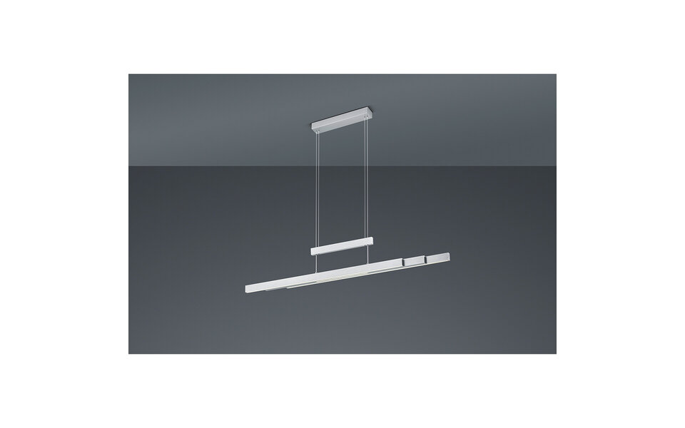 HLW LED LED Hanglamp Trion Trojan 54W - Mat Nikkel, Aluminium, Up & Down Verlichting