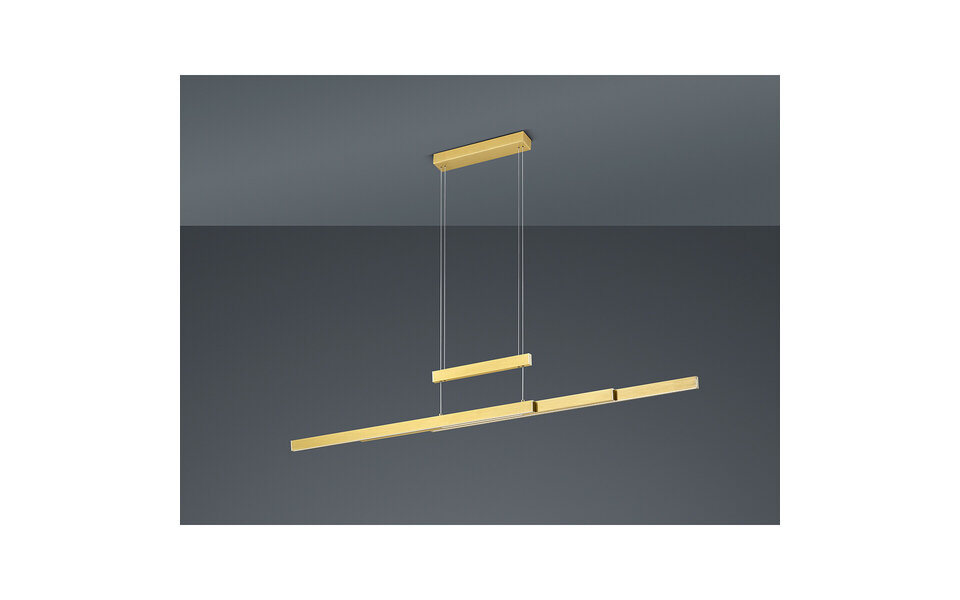 HLW LED Gold LED Pendant Lamp 54W Trion Trojan - Up & Down, Color Adjustable