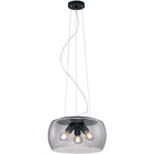 HLW LED LED Pendant Lamp Trion Valenti - Round Matte Anthracite Aluminum, 3x E27