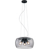 LED Hanglamp Trion Valenti - Mat Antraciet, 3x E27 Fitting Verlichting per ruimte