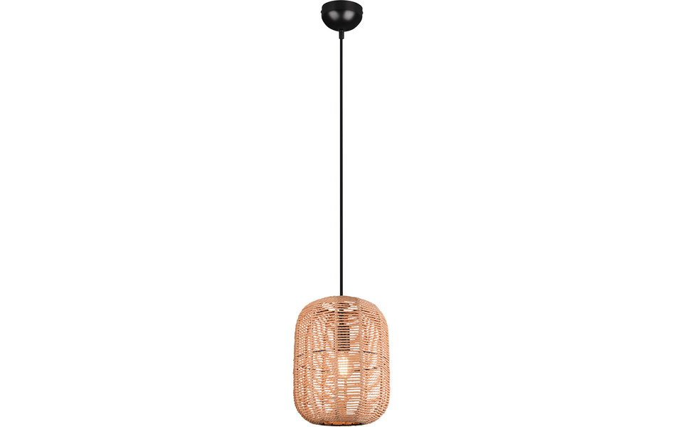 HLW LED LED Pendant Lamp Trion Tuna - Black LED Pendant Lamp with E27 Fitting and Warm Light Window HLW LED LED Pendant Lamp Trion Tuna - Black LED Pendant Lamp with E27 Fitting and Warm Light Window