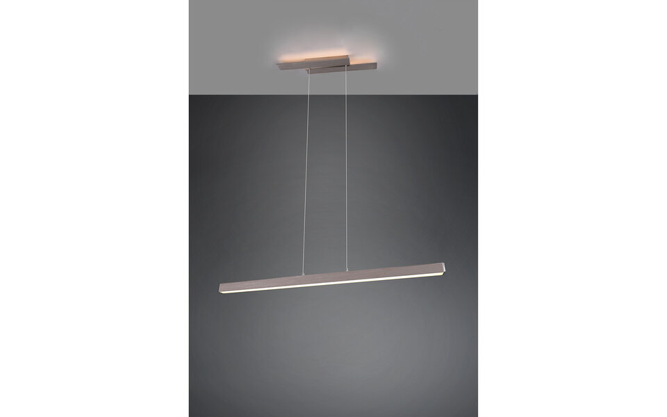 HLW LED LED Pendant Light 44W - Dimmable White LED Pendant Light Warm White 3000K Matte Nickel HLW LED LED Pendant Light 44W - Dimmable White LED Pendant Light Warm White 3000K Matte Nickel