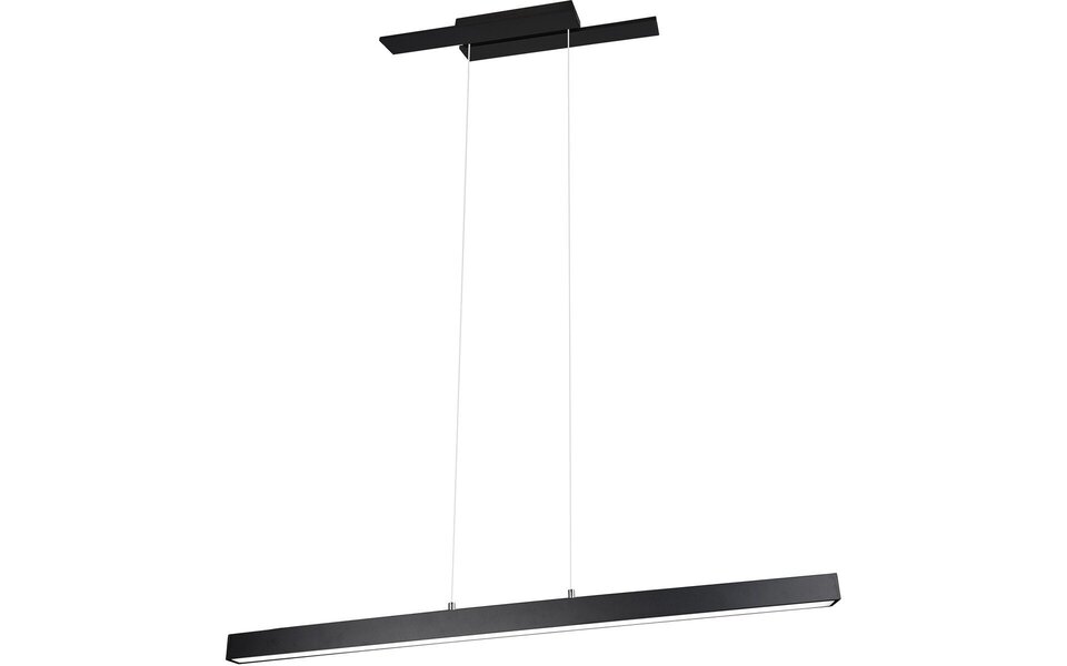 HLW LED LED Hanglamp 44W - Dimbare Zwarte & Witte LED Hanglamp met Warm Wit Licht 3000K