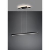 HLW LED LED Hanglamp 44W - Dimbare Zwarte & Witte LED Hanglamp met Warm Wit Licht 3000K