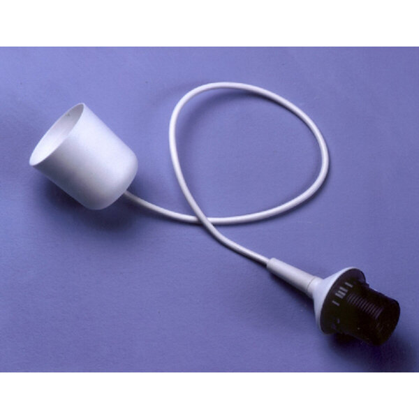 HLW LED Witte LED Hanglamp - Stoffen LED Hanglamp met E27 Fitting | Trion Ponton