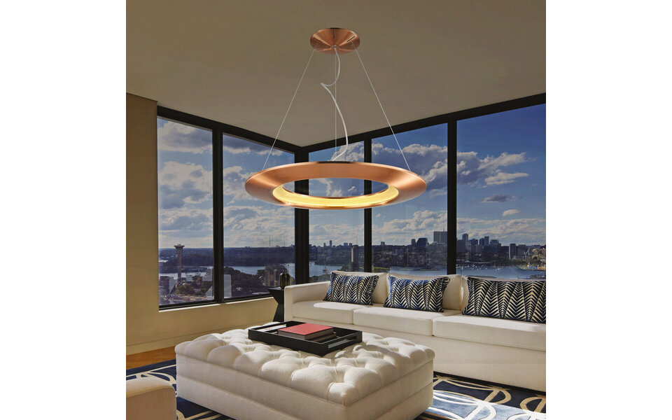 HLW LED LED Hanglamp 35W met Neutraal Wit Licht - Stijlvolle Witte LED Lamp