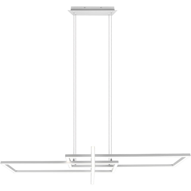 HLW LED LED Pendant Lamp Trion Salana 34W - Dimmable, Warm White, Matte White Aluminum