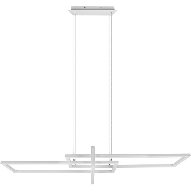 HLW LED LED Hanglamp Trion Salana 34W - Dimbaar, Warm Wit, Mat Wit Aluminium HLW LED LED Hanglamp Trion Salana 34W - Dimbaar, Warm Wit, Mat Wit Aluminium