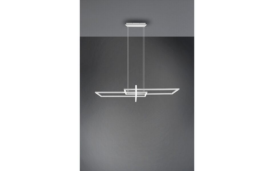 HLW LED LED Hanglamp Trion Salana 34W - Dimbaar, Warm Wit, Mat Wit Aluminium HLW LED LED Hanglamp Trion Salana 34W - Dimbaar, Warm Wit, Mat Wit Aluminium