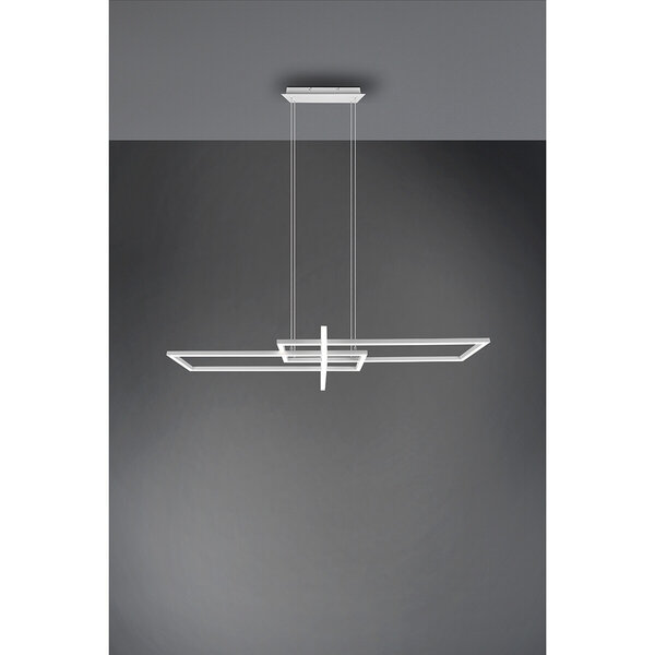 HLW LED LED Hanglamp Trion Salana 34W - Dimbaar, Warm Wit, Mat Wit Aluminium