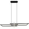 HLW LED Dimmable LED Pendant Lamp 34W - Matte Black or White - Warm White 3000K - Modern Design