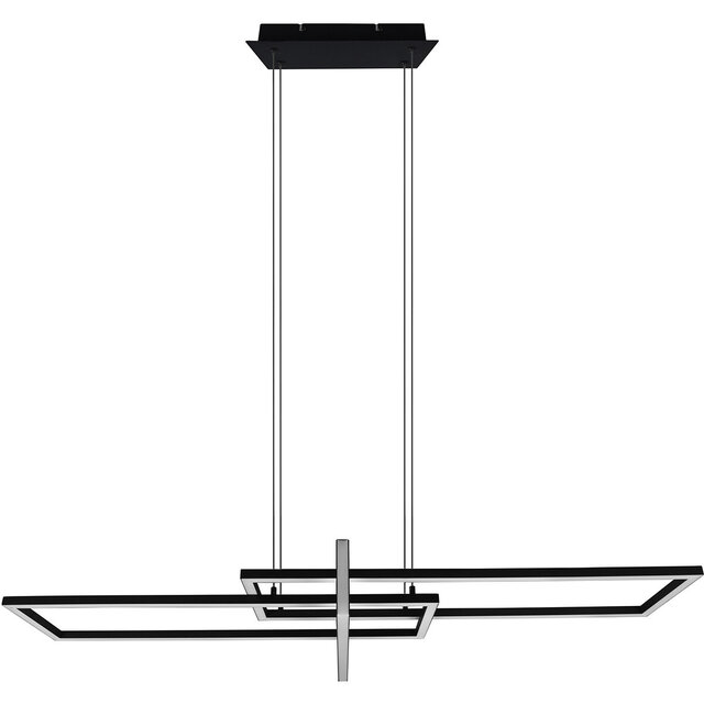 HLW LED Dimmable LED Pendant Lamp 34W - Matte Black or White - Warm White 3000K - Modern Design