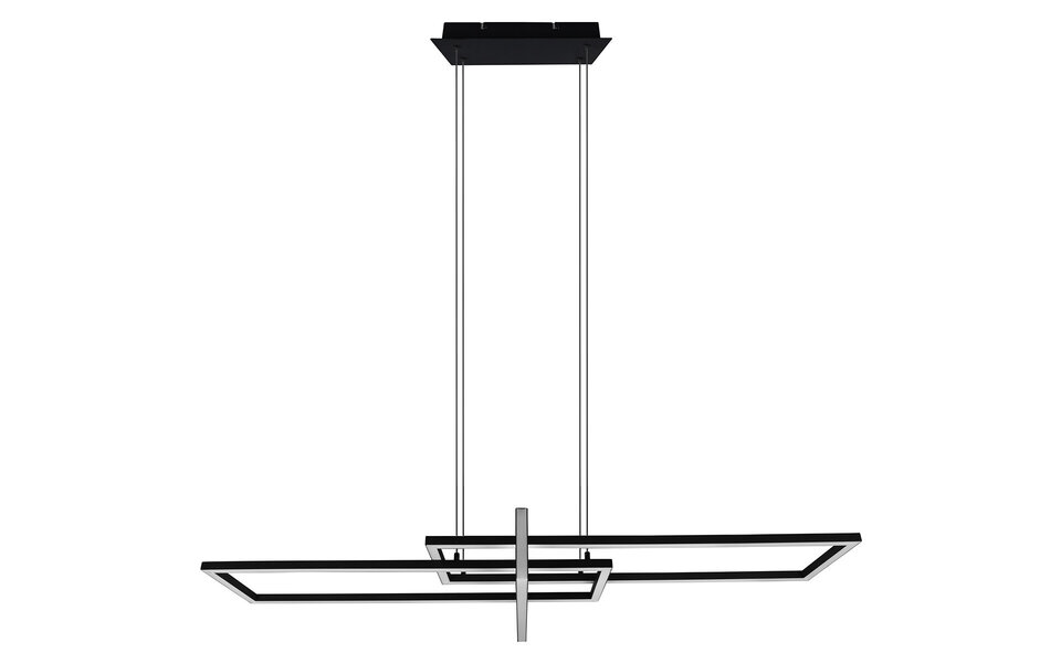 HLW LED Dimbare LED Hanglamp 34W - Mat Zwart of Wit - Warm Wit 3000K - Modern Design