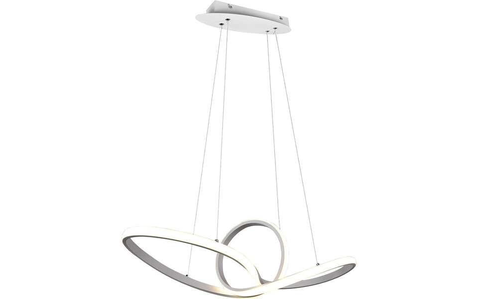 HLW LED LED Hanglamp 28W - Dimbaar, Neutraal Wit 4000K - Mat Wit Aluminium