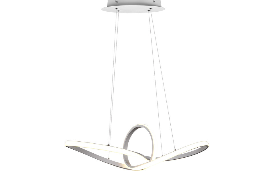 HLW LED LED Hanglamp 28W - Dimbaar, Neutraal Wit 4000K - Mat Wit Aluminium