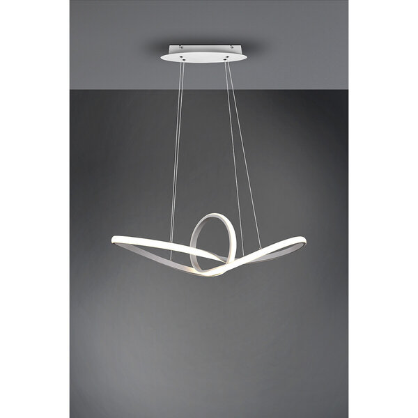 HLW LED LED Hanglamp 28W - Dimbaar, Neutraal Wit 4000K - Mat Wit Aluminium HLW LED LED Hanglamp 28W - Dimbaar, Neutraal Wit 4000K - Mat Wit Aluminium