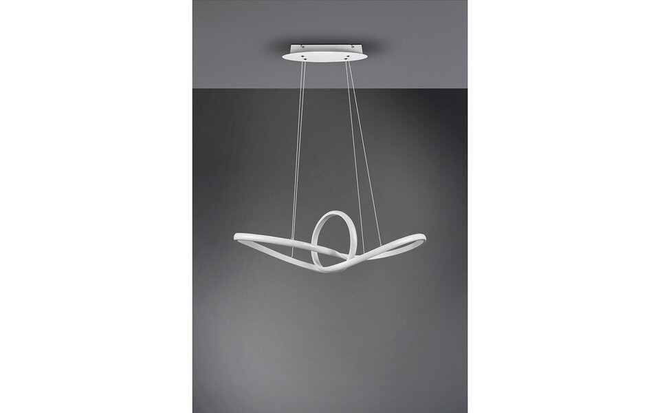 HLW LED LED Pendant Lamp 28W - Dimmable, Neutral White 4000K - Matte White Aluminum HLW LED LED Pendant Lamp 28W - Dimmable, Neutral White 4000K - Matte White Aluminum