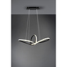 HLW LED LED Pendant Lamp 28W - Dimmable, Warm White 3000K - Matte Black & White Aluminum
