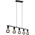HLW LED Black LED Pendant Lamp Trion Zuncka - 5-light, Rectangular, Matte Aluminum