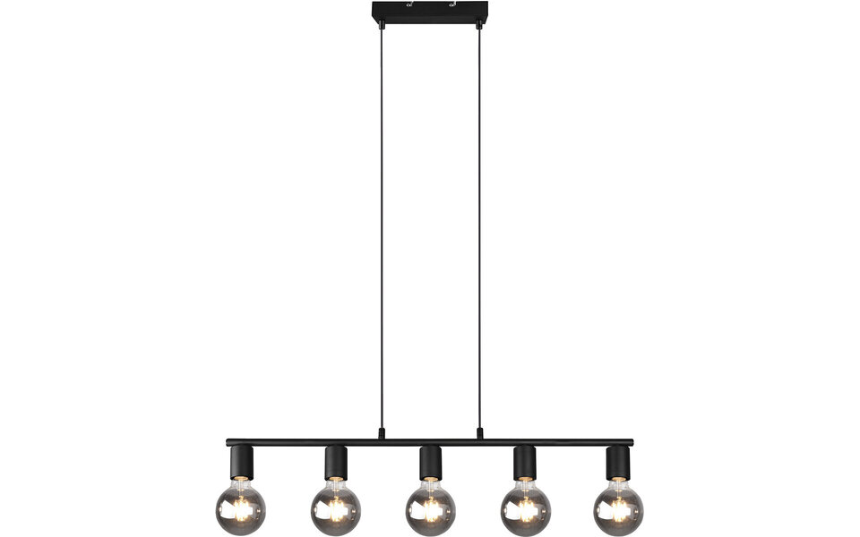 HLW LED Black LED Pendant Lamp Trion Zuncka - 5-light, Rectangular, Matte Aluminum HLW LED Black LED Pendant Lamp Trion Zuncka - 5-light, Rectangular, Matte Aluminum