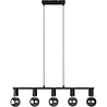 HLW LED Black LED Pendant Lamp Trion Zuncka - 5-light, Rectangular, Matte Aluminum HLW LED Black LED Pendant Lamp Trion Zuncka - 5-light, Rectangular, Matte Aluminum