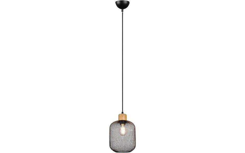 HLW LED Black LED Pendant Lamp Trion Kalim - Matte Black, Aluminum, E27 Fitting, 1-light