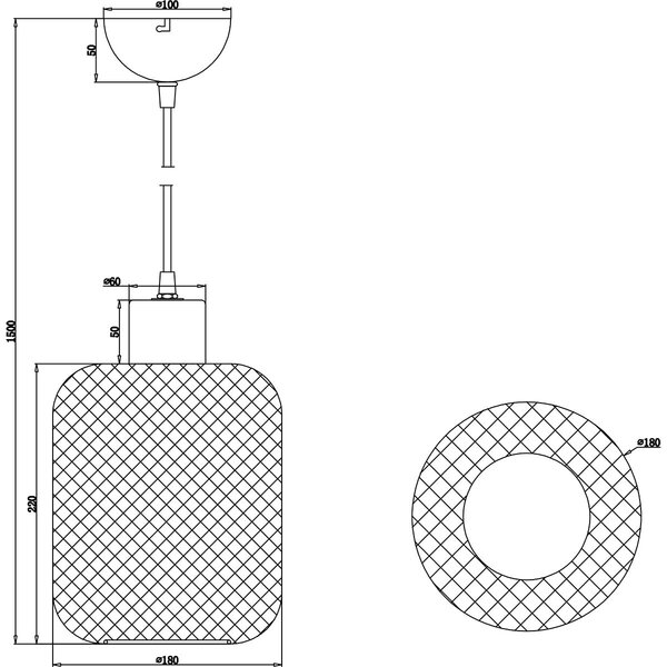 HLW LED Zwarte LED Hanglamp Trion Kalim - Mat Zwart, Aluminium, E27 Fitting, 1-lichts HLW LED Zwarte LED Hanglamp Trion Kalim - Mat Zwart, Aluminium, E27 Fitting, 1-lichts