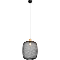 Black LED Pendant Lamp Trion Kalim XL - E27 Fitting
