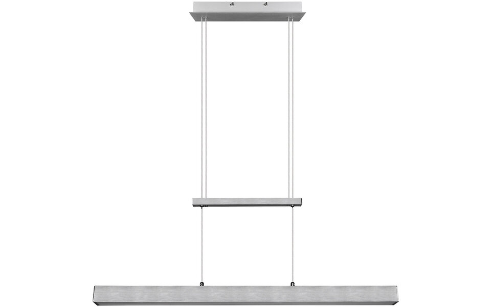 HLW LED LED Hanglamp 31W - Dimbare Mat Grijze LED Hanglamp met Warm Wit Licht 3000K