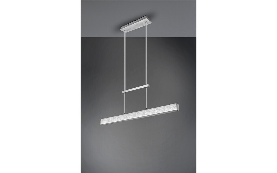 HLW LED LED Pendant Lamp 31W - Dimmable Matte Gray LED Pendant Lamp with Warm White Light 3000K