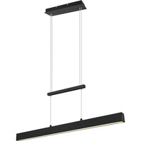Dimmable LED Pendant Lamp 31W - Matte Black - Warm White 3000K