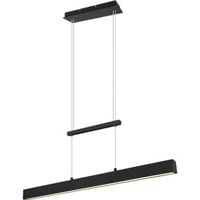 Dimbare LED Hanglamp 31W - Mat Zwart - Warm Wit 3000K Dimbare LED Hanglamp 31W - Mat Zwart - Warm Wit 3000K
