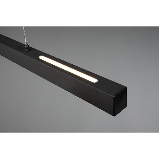 HLW LED LED Pendant Lamp 31W - Dimmable, Matte Black & Warm White - Trion Parola