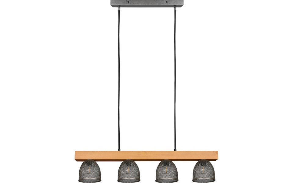 HLW LED LED Pendant Lamp Trion Cinao - 4-light Round Aluminum, Antique Nickel, E14 HLW LED LED Pendant Lamp Trion Cinao - 4-light Round Aluminum, Antique Nickel, E14