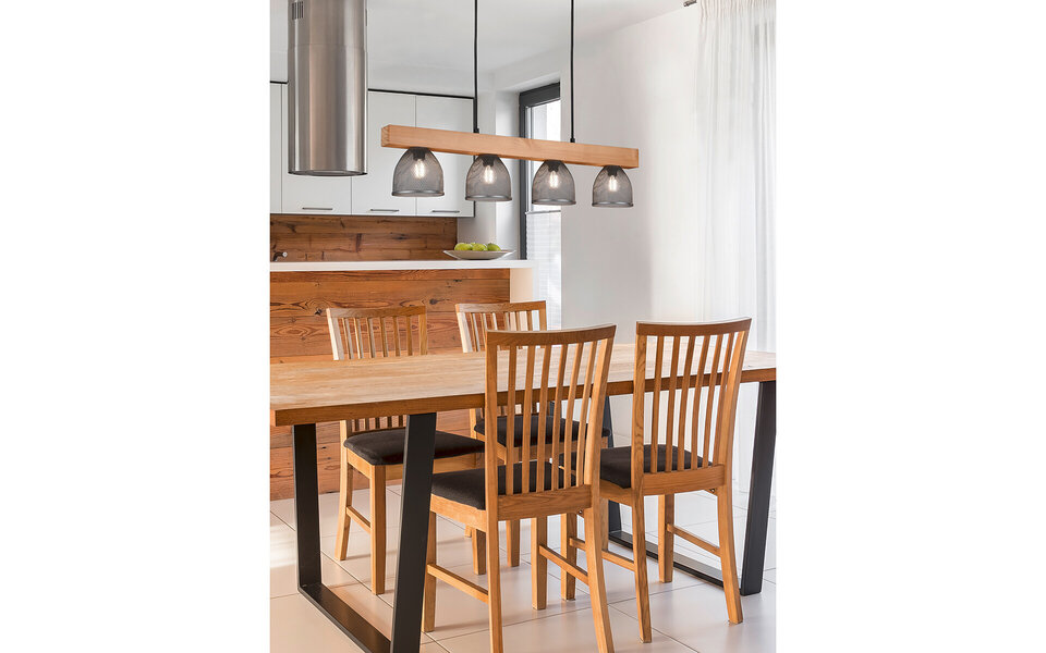 HLW LED LED Hanglamp Trion Cinao - 4-lichts Rond Aluminium, Antiek Nikkel, E14 HLW LED LED Hanglamp Trion Cinao - 4-lichts Rond Aluminium, Antiek Nikkel, E14