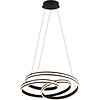 Dimmable LED Pendant Lamp 60W - Matte Black, Round & Stylish