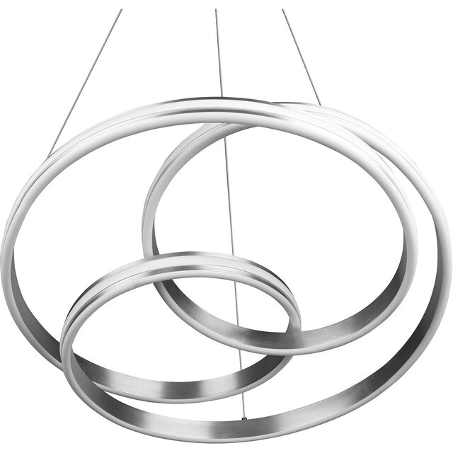 HLW LED Dimbare LED Hanglamp Trion Yarino 60W - Rond, Mat Nikkel, Aluminium HLW LED Dimbare LED Hanglamp Trion Yarino 60W - Rond, Mat Nikkel, Aluminium