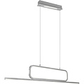 Witte Dimbare LED Hanglamp 38W - Warm Wit 3000K - Trion Akina Aluminium