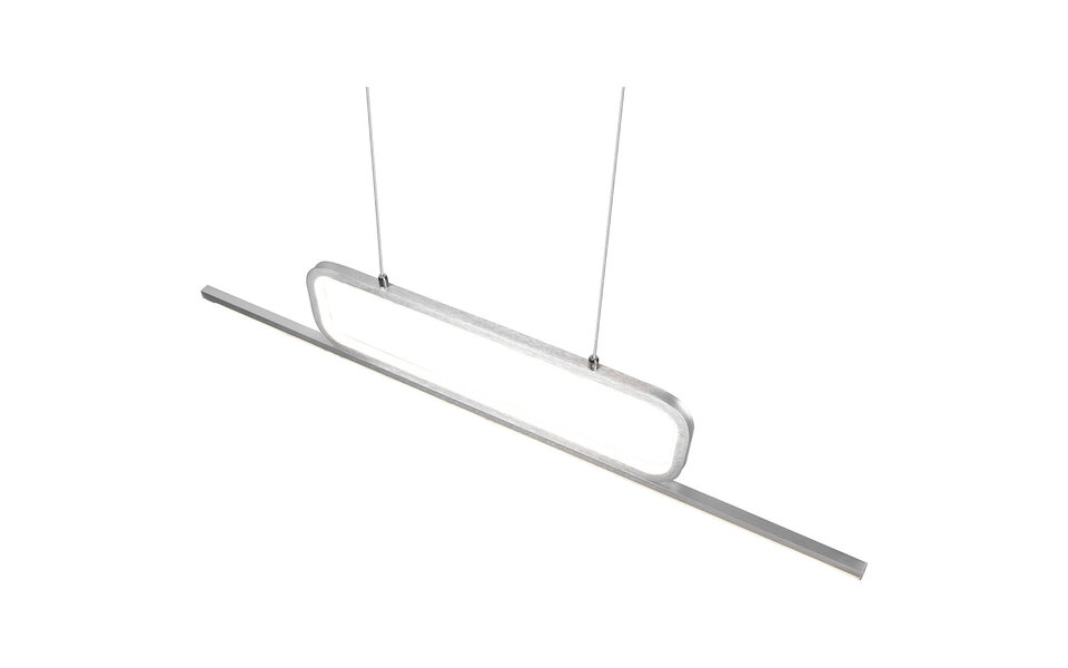 HLW LED White Dimmable LED Pendant Light 38W - Warm White 3000K - Trion Akina Aluminum