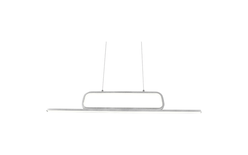 HLW LED Witte Dimbare LED Hanglamp 38W - Warm Wit 3000K - Trion Akina Aluminium
