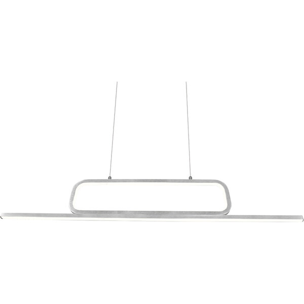 HLW LED Witte Dimbare LED Hanglamp 38W - Warm Wit 3000K - Trion Akina Aluminium HLW LED Witte Dimbare LED Hanglamp 38W - Warm Wit 3000K - Trion Akina Aluminium