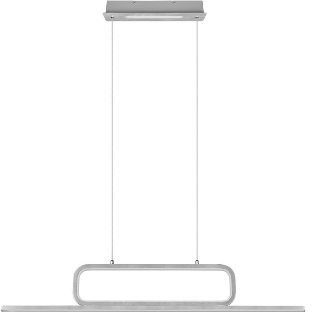 HLW LED Witte Dimbare LED Hanglamp 38W - Warm Wit 3000K - Trion Akina Aluminium