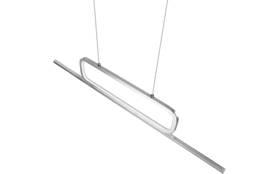 HLW LED White Dimmable LED Pendant Light 38W - Warm White 3000K - Trion Akina Aluminum