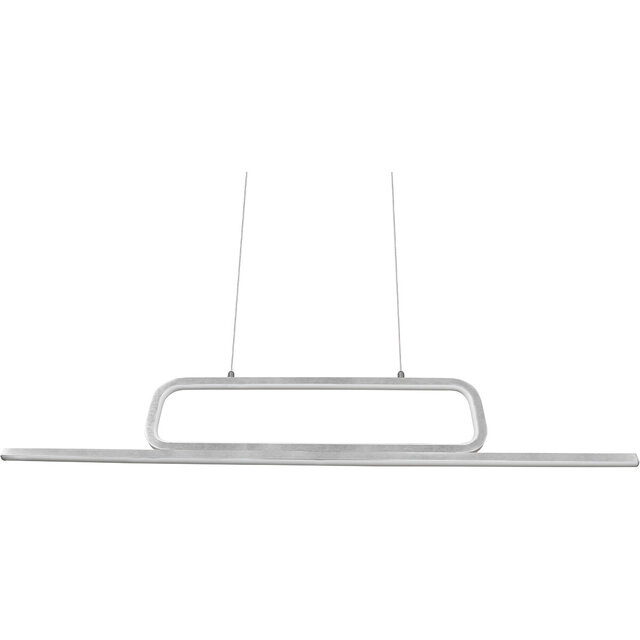 HLW LED Witte Dimbare LED Hanglamp 38W - Warm Wit 3000K - Trion Akina Aluminium