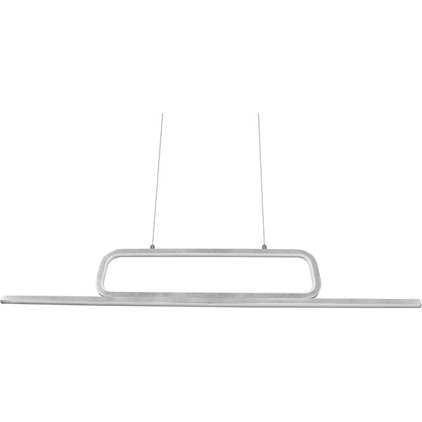 HLW LED Witte Dimbare LED Hanglamp 38W - Warm Wit 3000K - Trion Akina Aluminium HLW LED Witte Dimbare LED Hanglamp 38W - Warm Wit 3000K - Trion Akina Aluminium