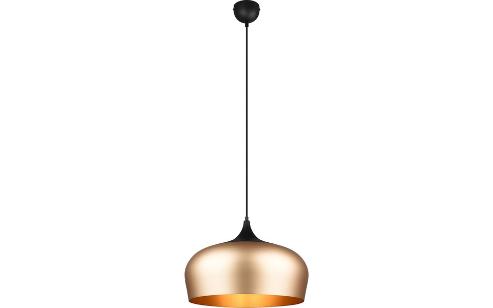 HLW LED Gold LED Pendant Lamp Trion Christa - Matte Gold Aluminum, Ø450mm, E27 Fitting HLW LED Gold LED Pendant Lamp Trion Christa - Matte Gold Aluminum, Ø450mm, E27 Fitting