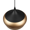 ronde moderne LED hanglamp in matte goudkleur met 45 cm diameter en E27 fitting, 40W vermogen ronde moderne LED hanglamp in matte goudkleur met 45 cm diameter en E27 fitting, 40W vermogen