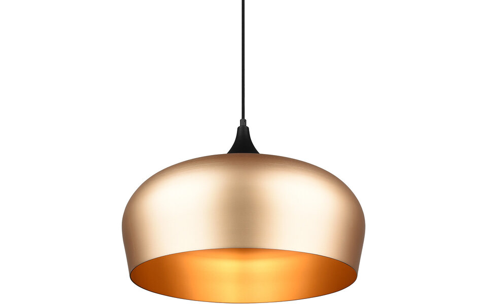 HLW LED Gouden LED Hanglamp Trion Christa - Mat Goud Aluminium, Ø450mm, E27 Fitting